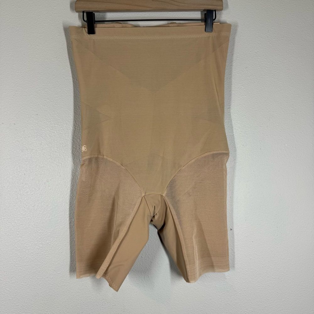 HoneyLove SuperPower Short All Over Sculpt Womens Size 1X Sand Shapewear